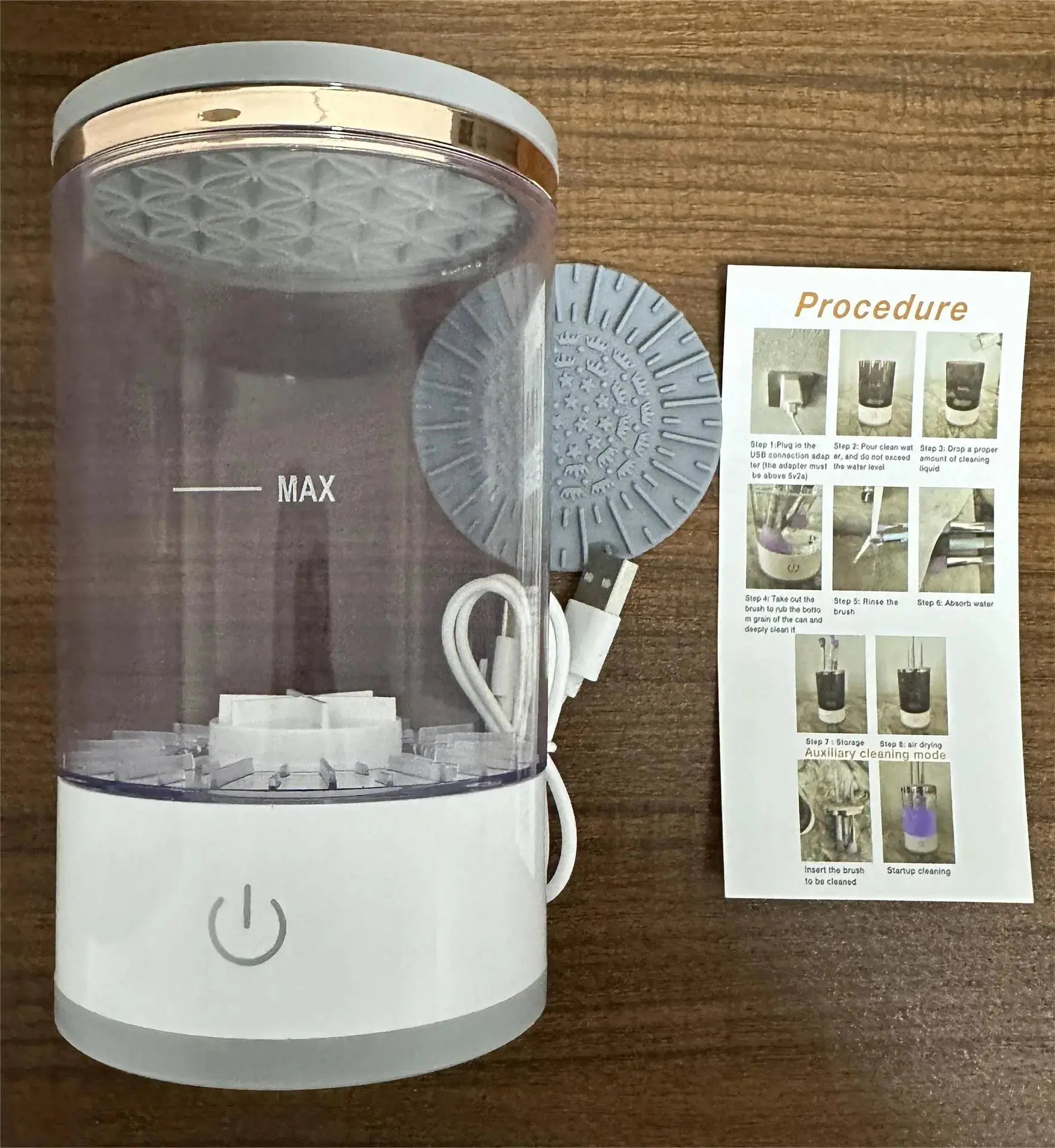 Pulitore Automatico Pennelli per Trucco esspyluxe.com